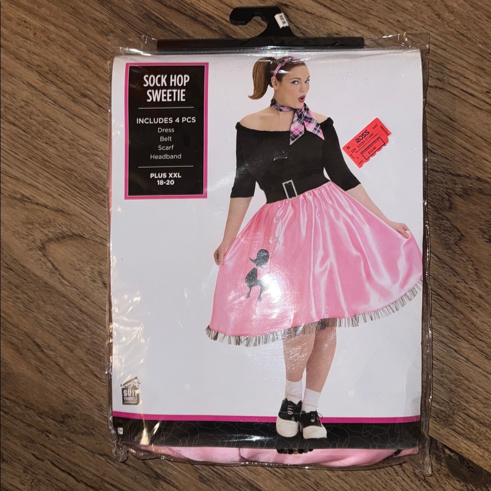 Pink Sock Hop Sweetie Costume